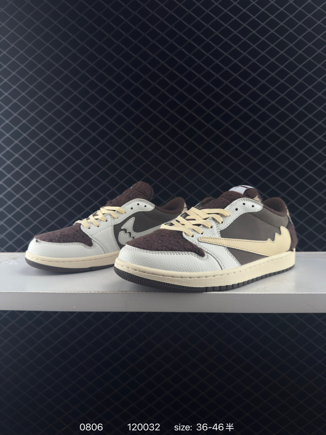 fragment design x Travis Scott x Nike Air Jordan 1 Low OG SP”Black/Green Toe“